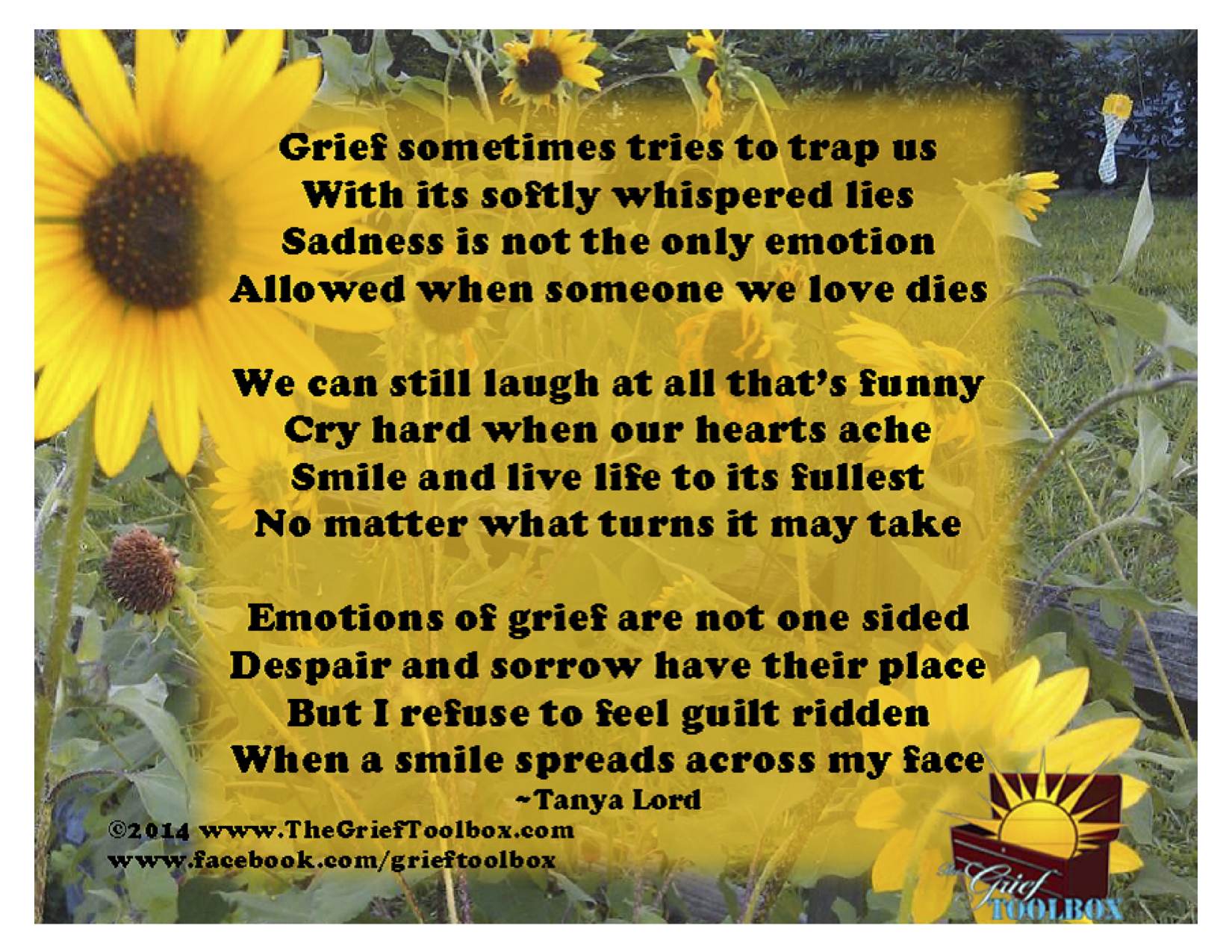 Grief's Emotions A Poem The Grief Toolbox